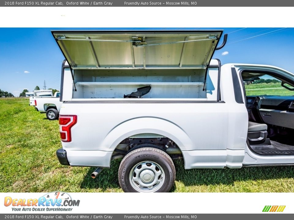 2018 Ford F150 XL Regular Cab Oxford White / Earth Gray Photo #22