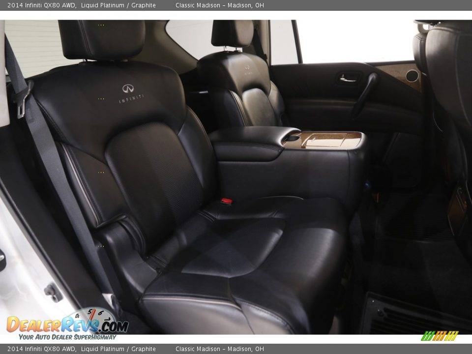 Rear Seat of 2014 Infiniti QX80 AWD Photo #20