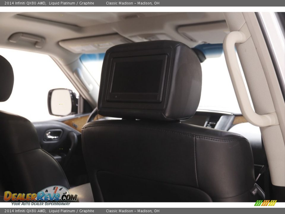 2014 Infiniti QX80 AWD Liquid Platinum / Graphite Photo #21