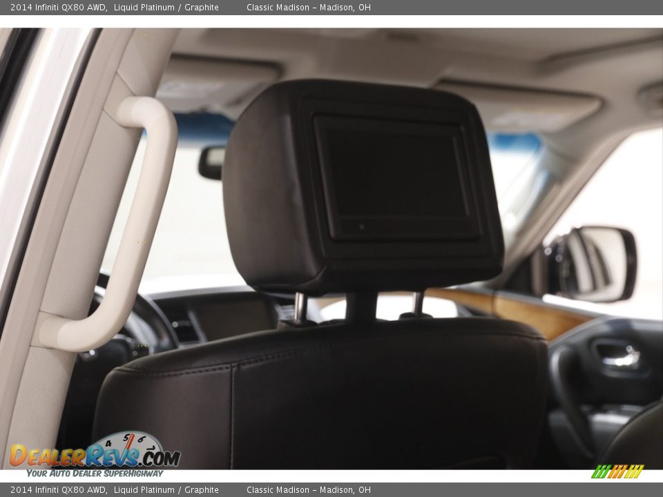 2014 Infiniti QX80 AWD Liquid Platinum / Graphite Photo #23