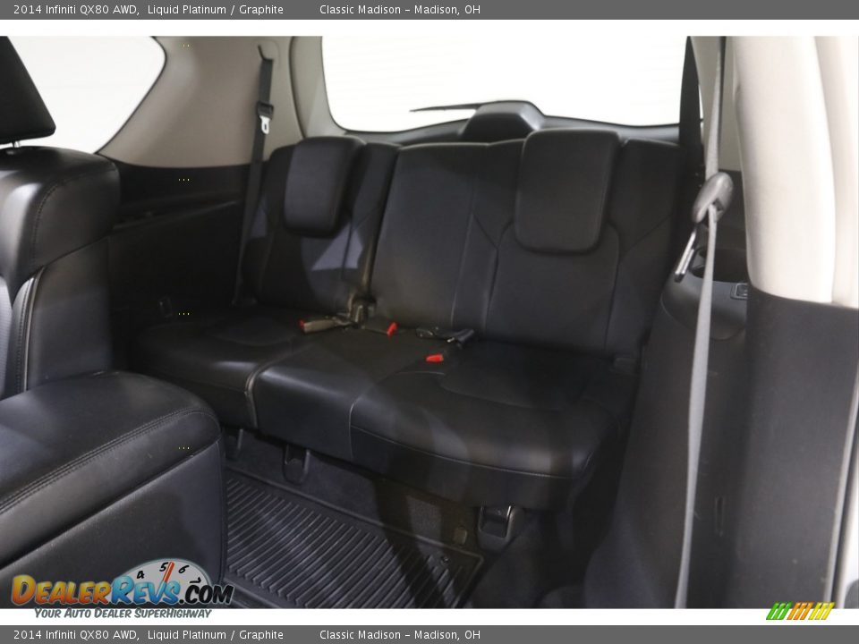 Rear Seat of 2014 Infiniti QX80 AWD Photo #24