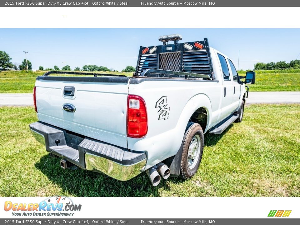 2015 Ford F250 Super Duty XL Crew Cab 4x4 Oxford White / Steel Photo #4