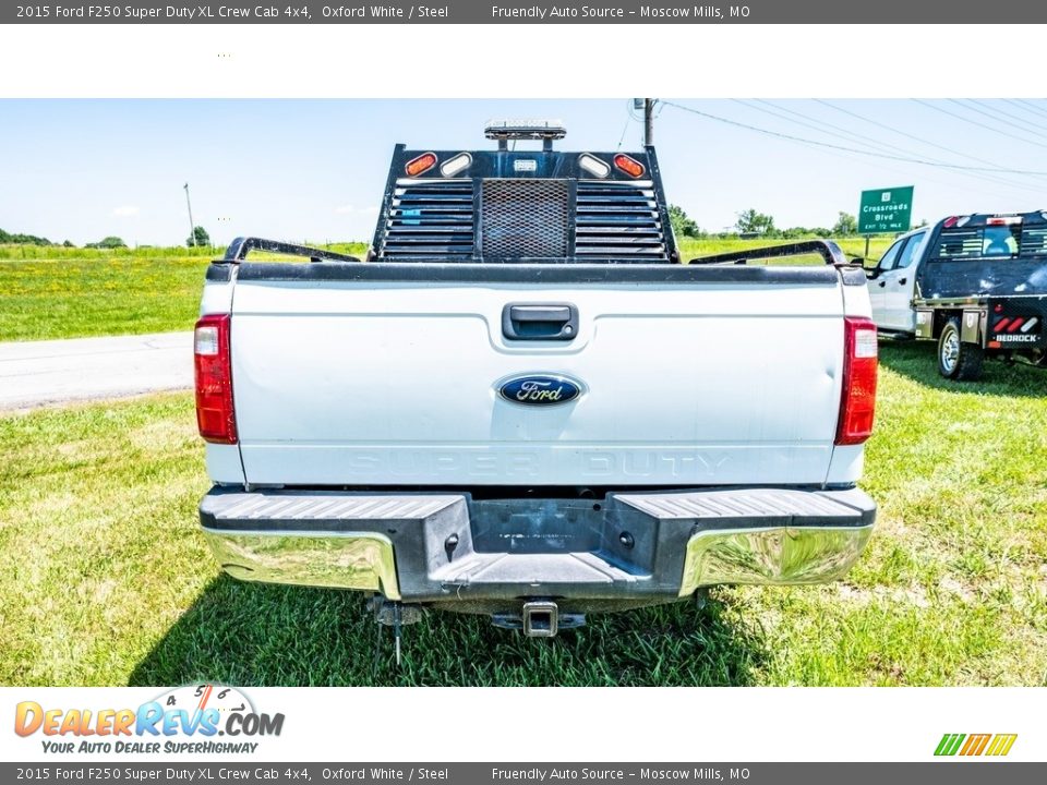 2015 Ford F250 Super Duty XL Crew Cab 4x4 Oxford White / Steel Photo #5