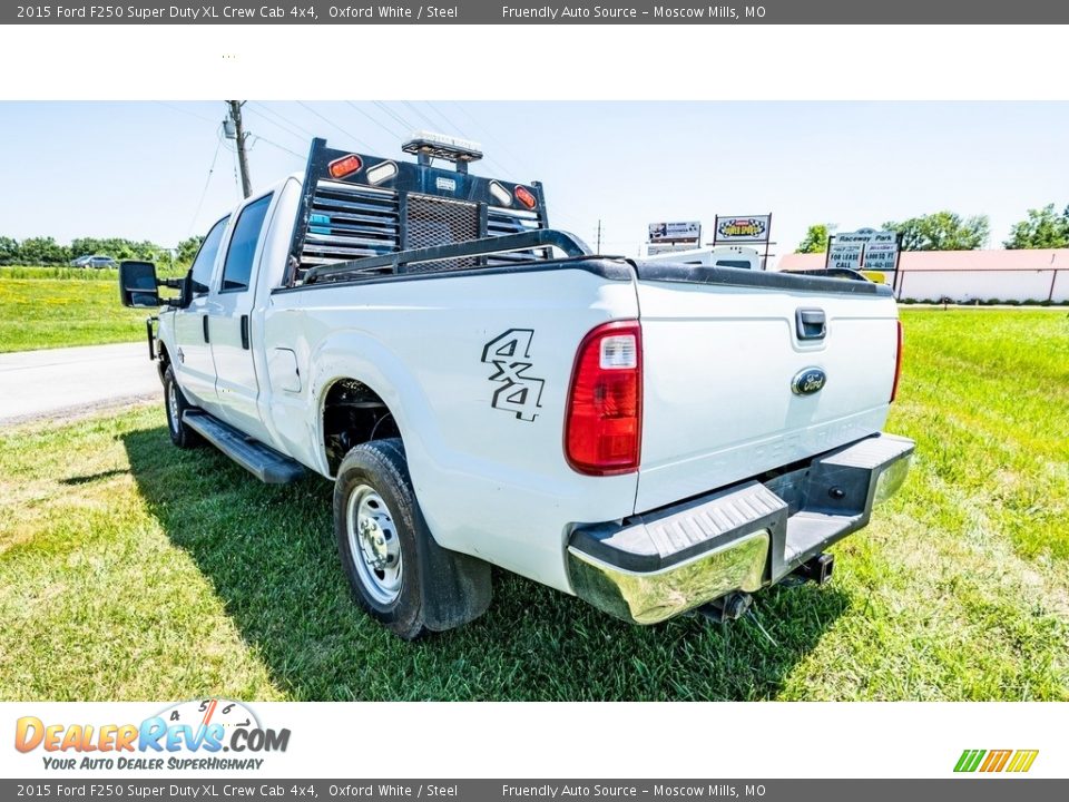 2015 Ford F250 Super Duty XL Crew Cab 4x4 Oxford White / Steel Photo #6