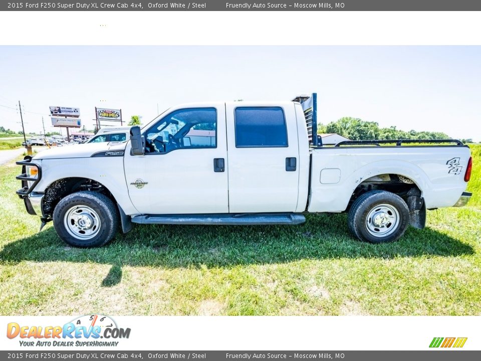 2015 Ford F250 Super Duty XL Crew Cab 4x4 Oxford White / Steel Photo #7