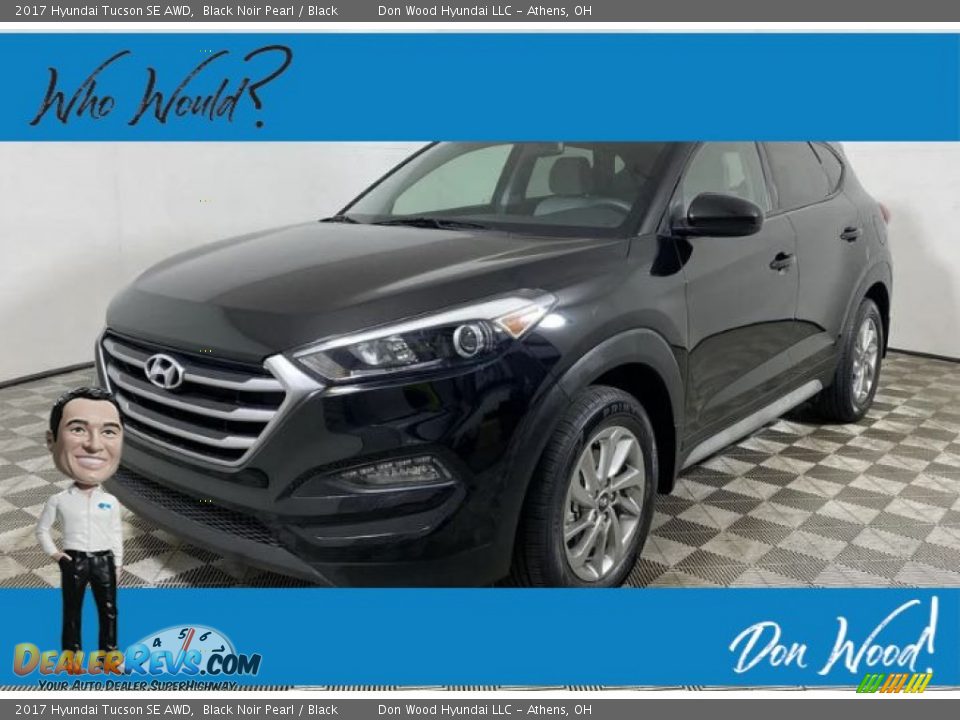 2017 Hyundai Tucson SE AWD Black Noir Pearl / Black Photo #1