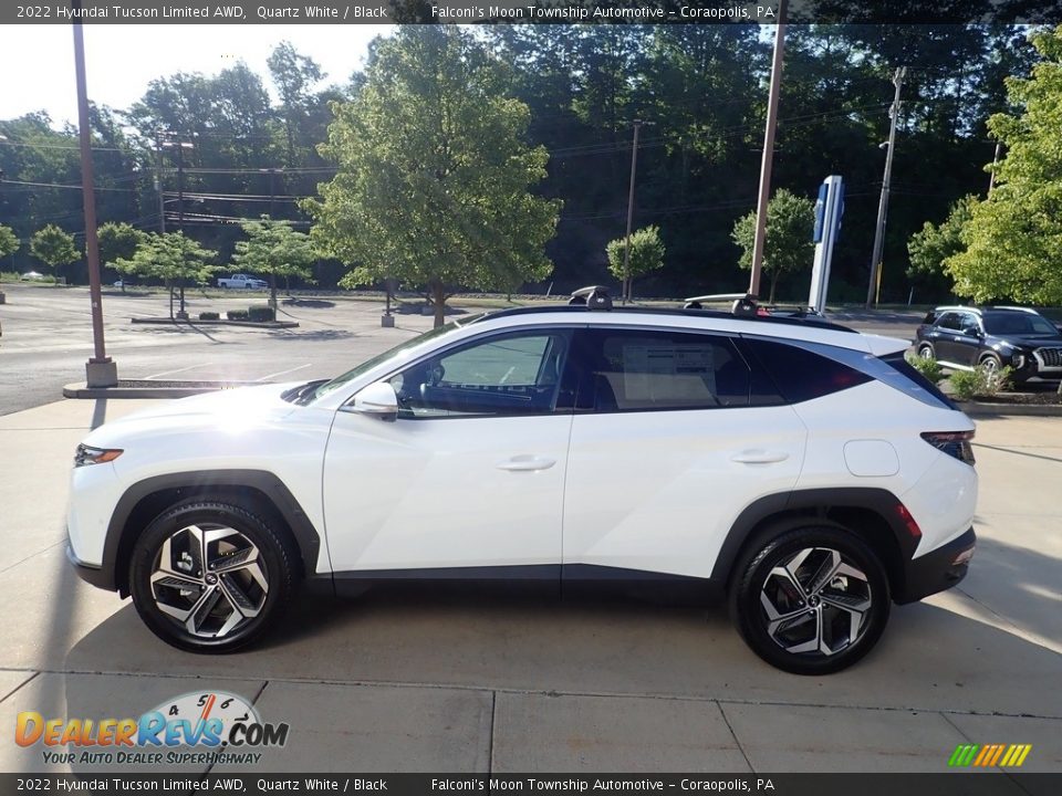 2022 Hyundai Tucson Limited AWD Quartz White / Black Photo #6