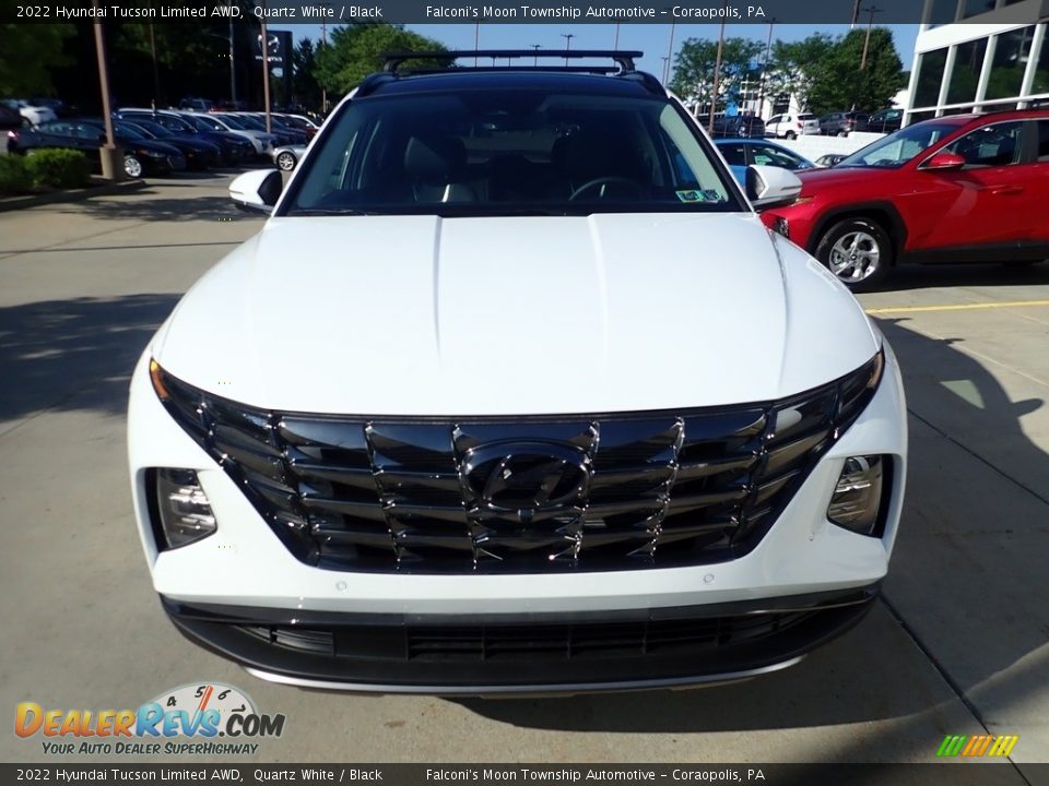 2022 Hyundai Tucson Limited AWD Quartz White / Black Photo #8