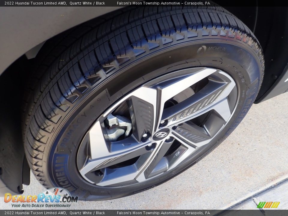 2022 Hyundai Tucson Limited AWD Quartz White / Black Photo #10