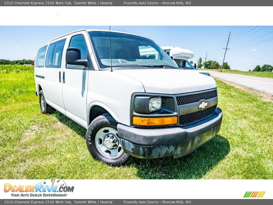 2010 Chevrolet Express 2500 Work Van Summit White / Neutral Photo #1