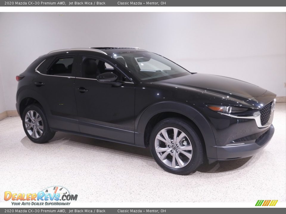 2020 Mazda CX-30 Premium AWD Jet Black Mica / Black Photo #1