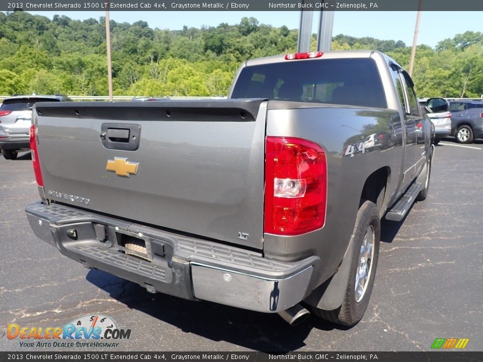 2013 Chevrolet Silverado 1500 LT Extended Cab 4x4 Graystone Metallic / Ebony Photo #6