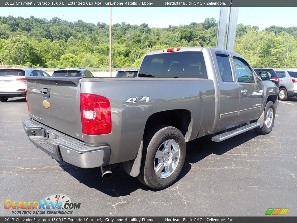 2013 Chevrolet Silverado 1500 LT Extended Cab 4x4 Graystone Metallic / Ebony Photo #7