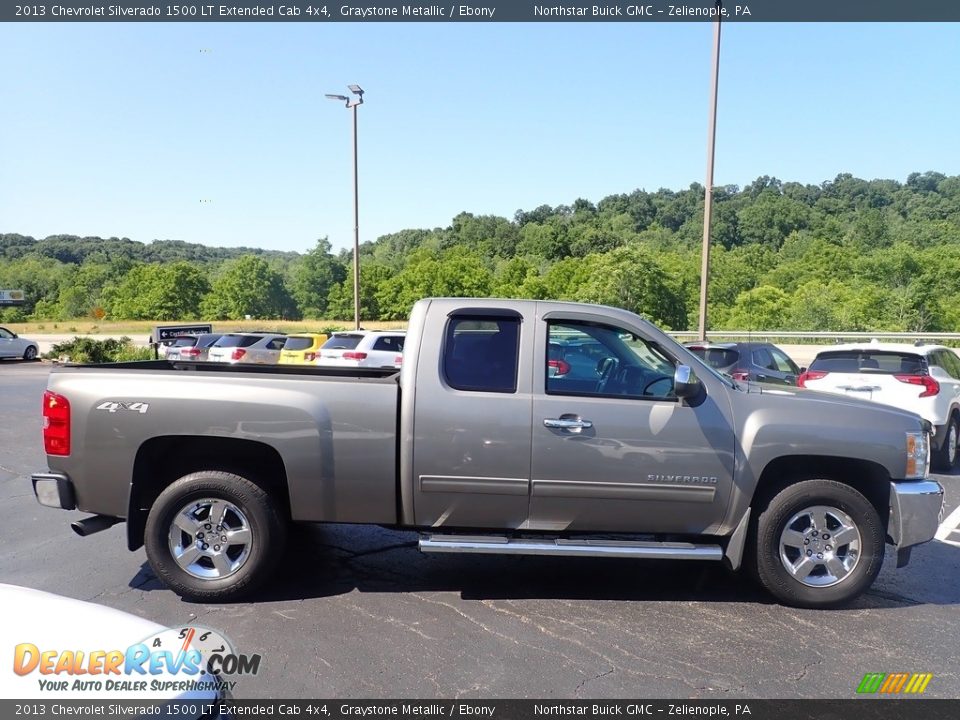 2013 Chevrolet Silverado 1500 LT Extended Cab 4x4 Graystone Metallic / Ebony Photo #8