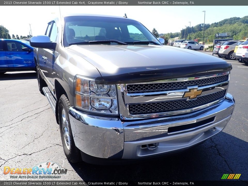 2013 Chevrolet Silverado 1500 LT Extended Cab 4x4 Graystone Metallic / Ebony Photo #9