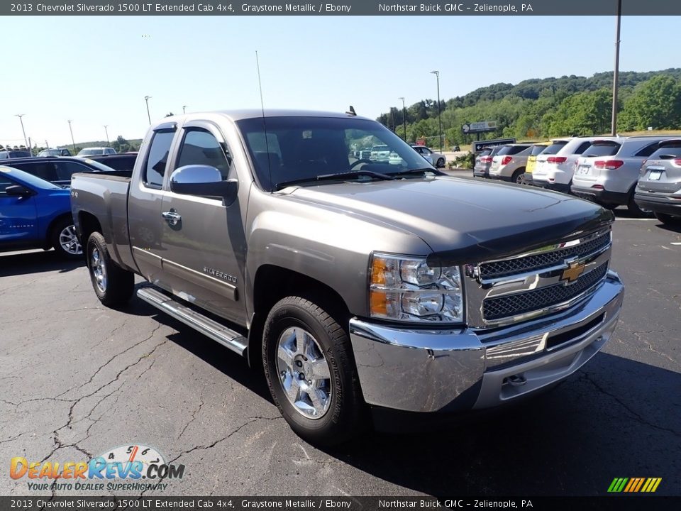 2013 Chevrolet Silverado 1500 LT Extended Cab 4x4 Graystone Metallic / Ebony Photo #10