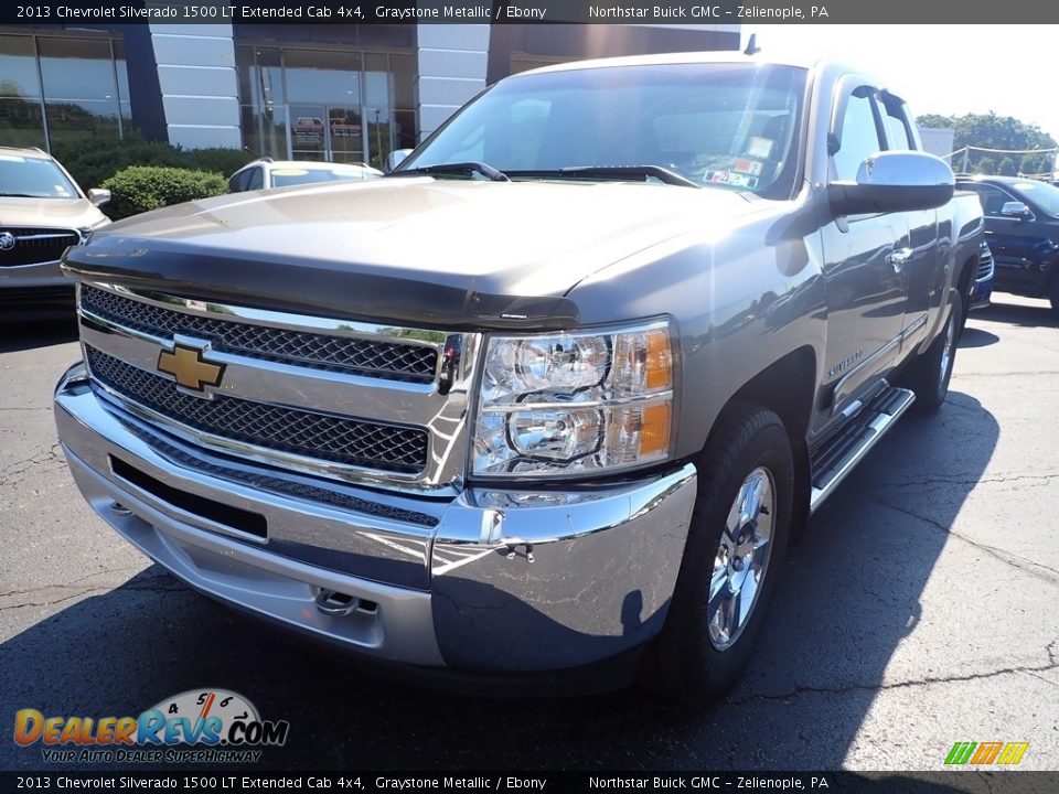 2013 Chevrolet Silverado 1500 LT Extended Cab 4x4 Graystone Metallic / Ebony Photo #12