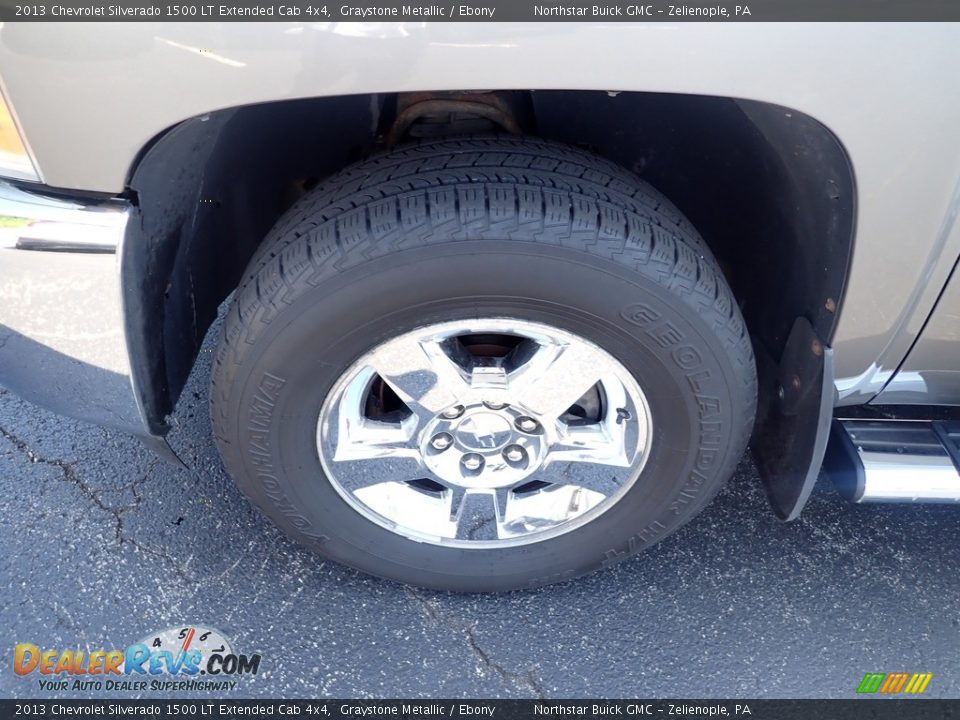 2013 Chevrolet Silverado 1500 LT Extended Cab 4x4 Graystone Metallic / Ebony Photo #13