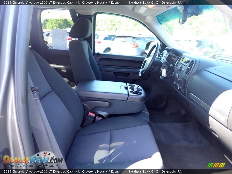 2013 Chevrolet Silverado 1500 LT Extended Cab 4x4 Graystone Metallic / Ebony Photo #15