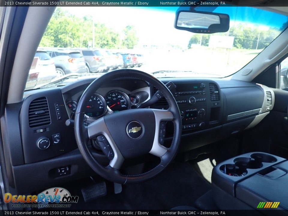 2013 Chevrolet Silverado 1500 LT Extended Cab 4x4 Graystone Metallic / Ebony Photo #19