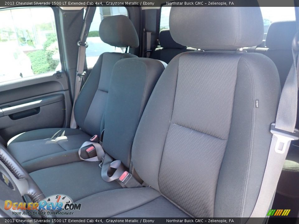 2013 Chevrolet Silverado 1500 LT Extended Cab 4x4 Graystone Metallic / Ebony Photo #26