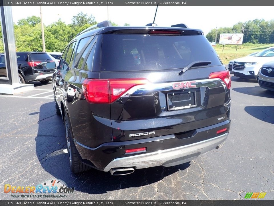 2019 GMC Acadia Denali AWD Ebony Twilight Metallic / Jet Black Photo #4