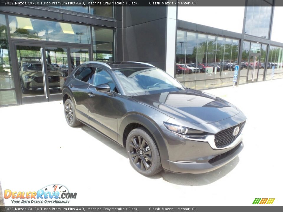 2022 Mazda CX-30 Turbo Premium Plus AWD Machine Gray Metallic / Black Photo #1
