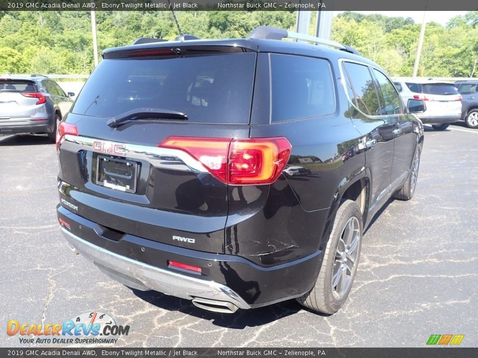 2019 GMC Acadia Denali AWD Ebony Twilight Metallic / Jet Black Photo #6