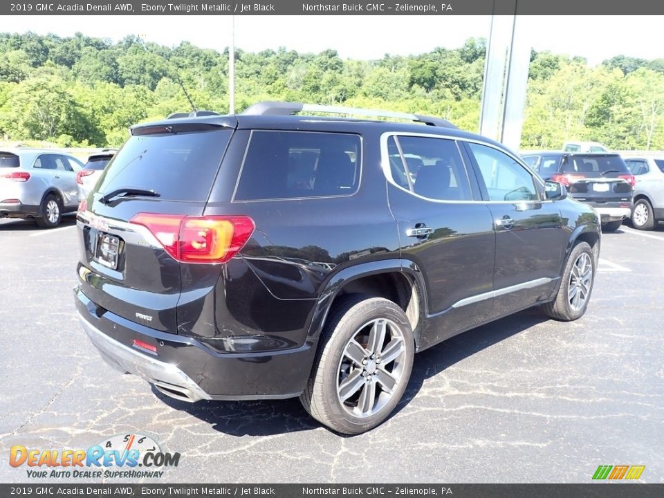 2019 GMC Acadia Denali AWD Ebony Twilight Metallic / Jet Black Photo #7