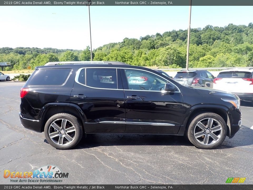 2019 GMC Acadia Denali AWD Ebony Twilight Metallic / Jet Black Photo #8
