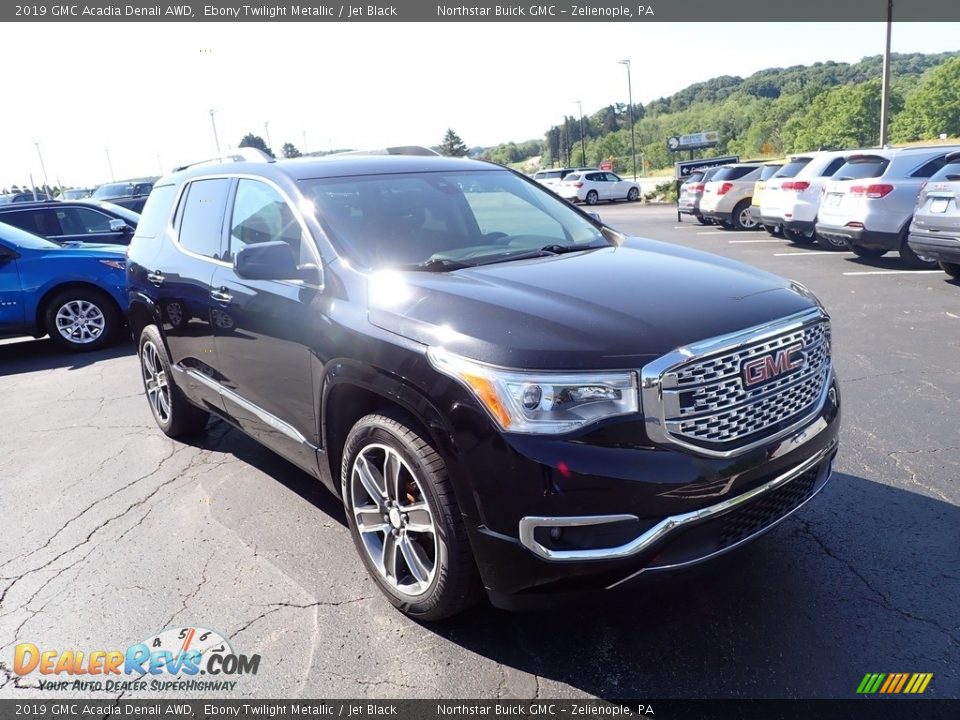 2019 GMC Acadia Denali AWD Ebony Twilight Metallic / Jet Black Photo #9