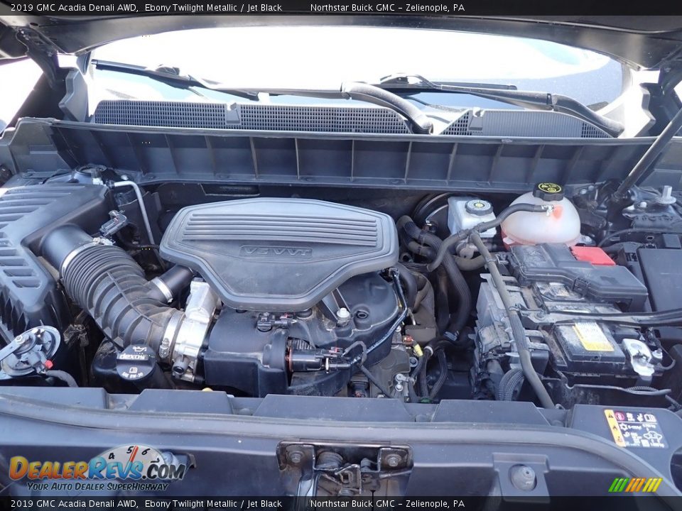 2019 GMC Acadia Denali AWD Ebony Twilight Metallic / Jet Black Photo #14