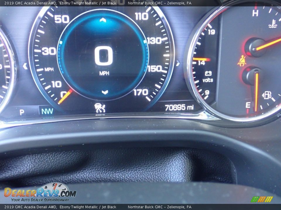 2019 GMC Acadia Denali AWD Ebony Twilight Metallic / Jet Black Photo #24