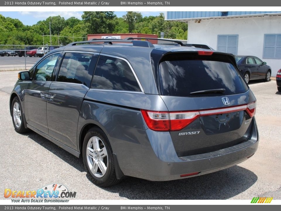 2013 Honda Odyssey Touring Polished Metal Metallic / Gray Photo #3