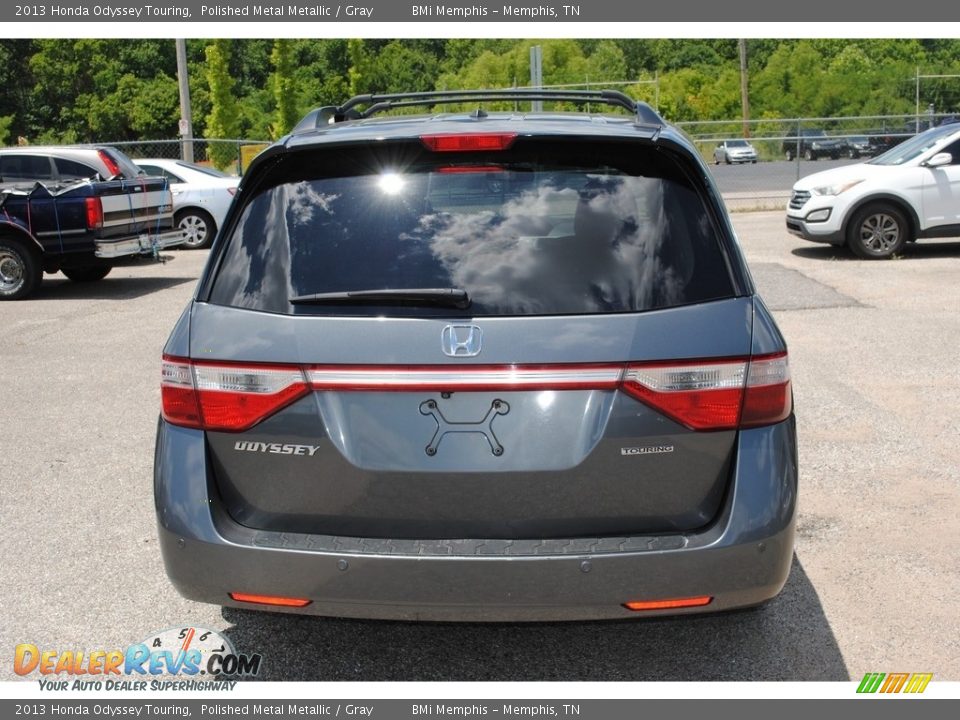 2013 Honda Odyssey Touring Polished Metal Metallic / Gray Photo #4