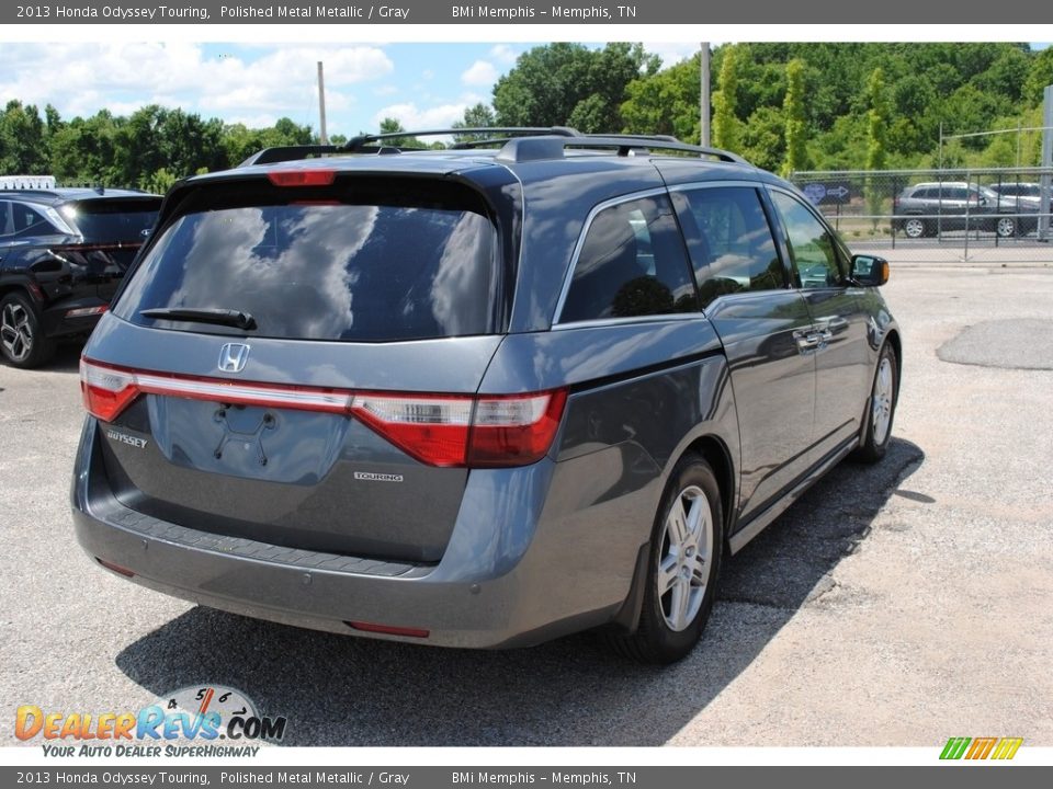 2013 Honda Odyssey Touring Polished Metal Metallic / Gray Photo #5