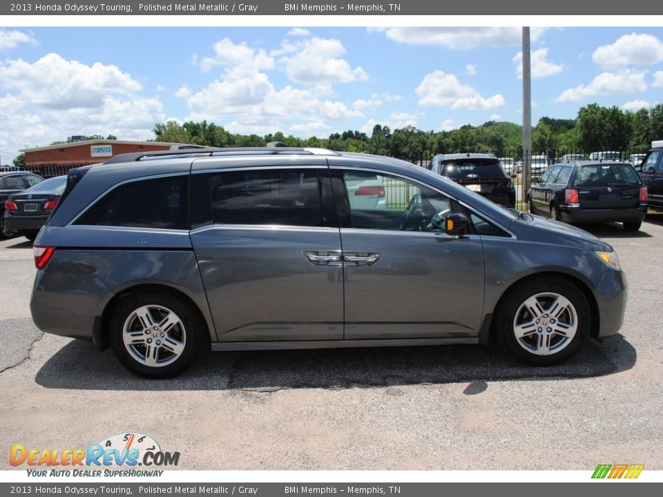 2013 Honda Odyssey Touring Polished Metal Metallic / Gray Photo #6