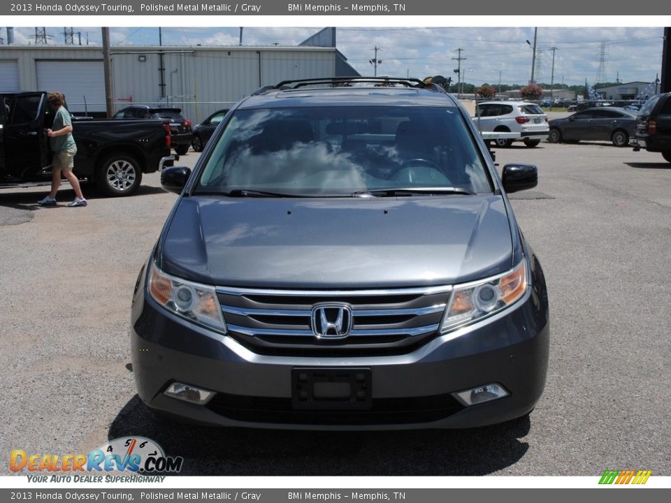 2013 Honda Odyssey Touring Polished Metal Metallic / Gray Photo #8