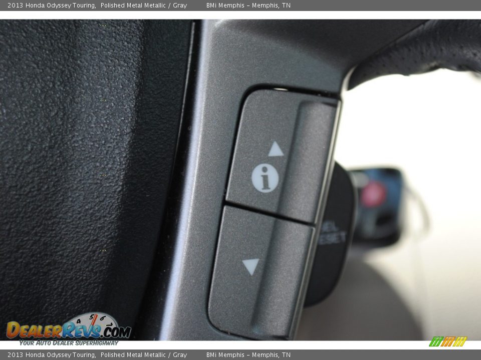 2013 Honda Odyssey Touring Polished Metal Metallic / Gray Photo #16