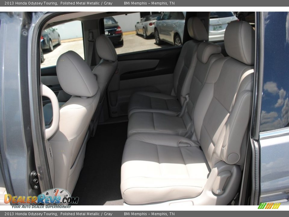 2013 Honda Odyssey Touring Polished Metal Metallic / Gray Photo #23