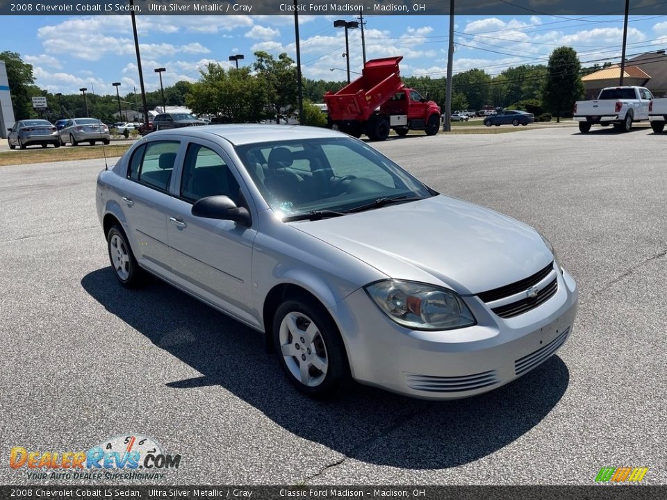 2008 Chevrolet Cobalt LS Sedan Ultra Silver Metallic / Gray Photo #2