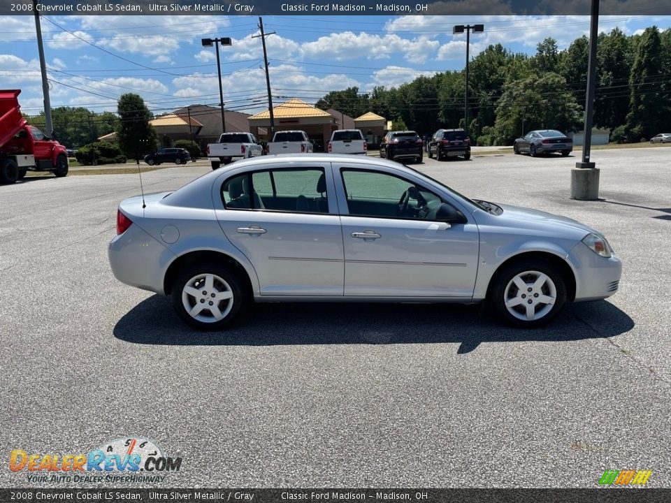 2008 Chevrolet Cobalt LS Sedan Ultra Silver Metallic / Gray Photo #3