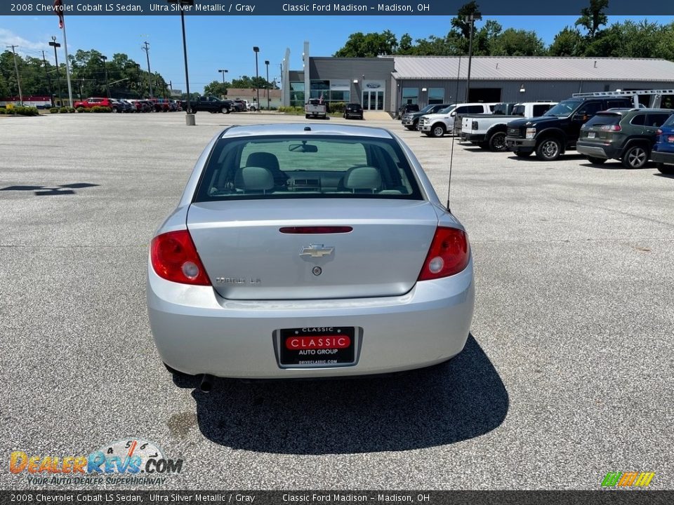 2008 Chevrolet Cobalt LS Sedan Ultra Silver Metallic / Gray Photo #5