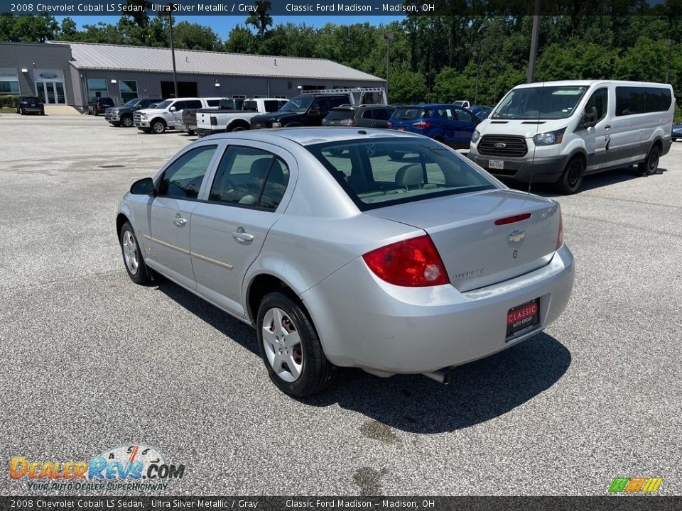 2008 Chevrolet Cobalt LS Sedan Ultra Silver Metallic / Gray Photo #7