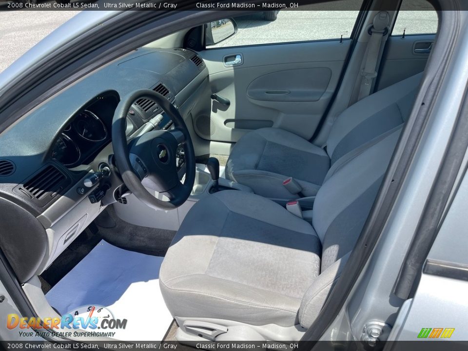 2008 Chevrolet Cobalt LS Sedan Ultra Silver Metallic / Gray Photo #11