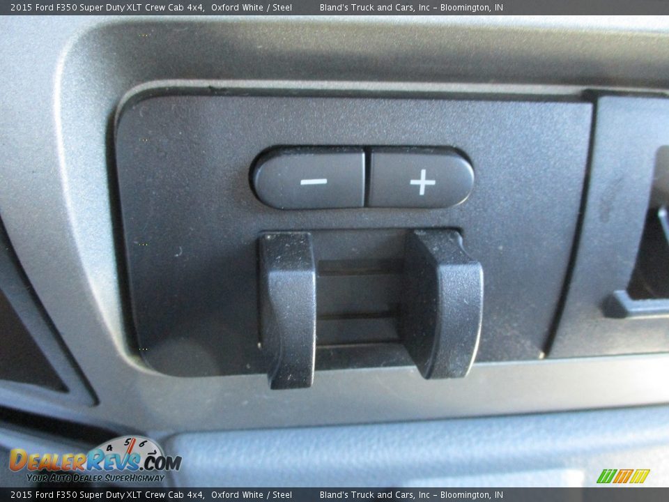2015 Ford F350 Super Duty XLT Crew Cab 4x4 Oxford White / Steel Photo #22