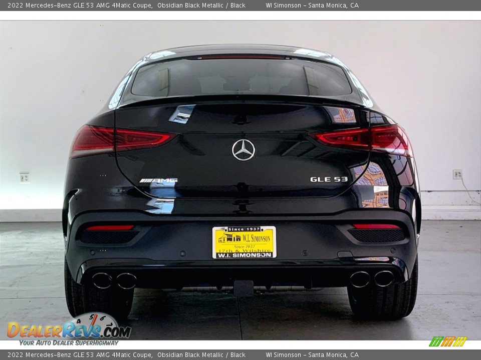 2022 Mercedes-Benz GLE 53 AMG 4Matic Coupe Obsidian Black Metallic / Black Photo #3