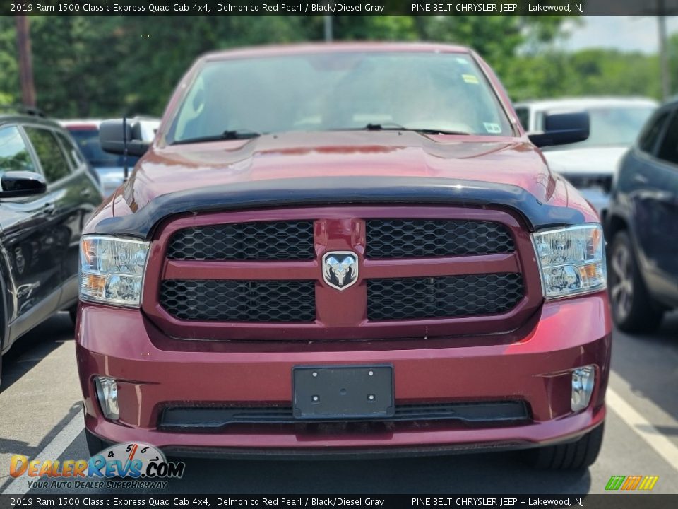 2019 Ram 1500 Classic Express Quad Cab 4x4 Delmonico Red Pearl / Black/Diesel Gray Photo #2