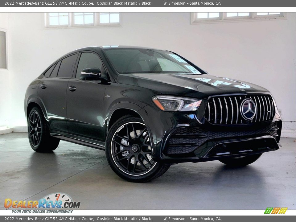 2022 Mercedes-Benz GLE 53 AMG 4Matic Coupe Obsidian Black Metallic / Black Photo #12