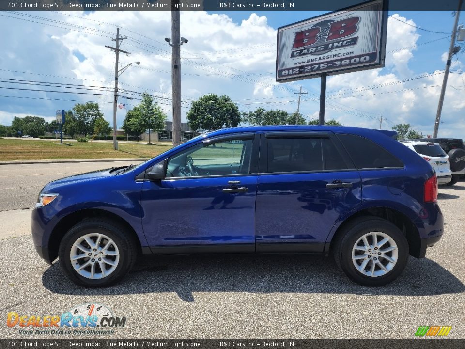 2013 Ford Edge SE Deep Impact Blue Metallic / Medium Light Stone Photo #1